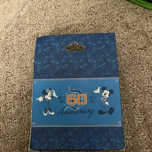 Disneyland 60th Anniversary Jumbo Pin July 17 2015 Box Tinkerbell Diamond LE500
